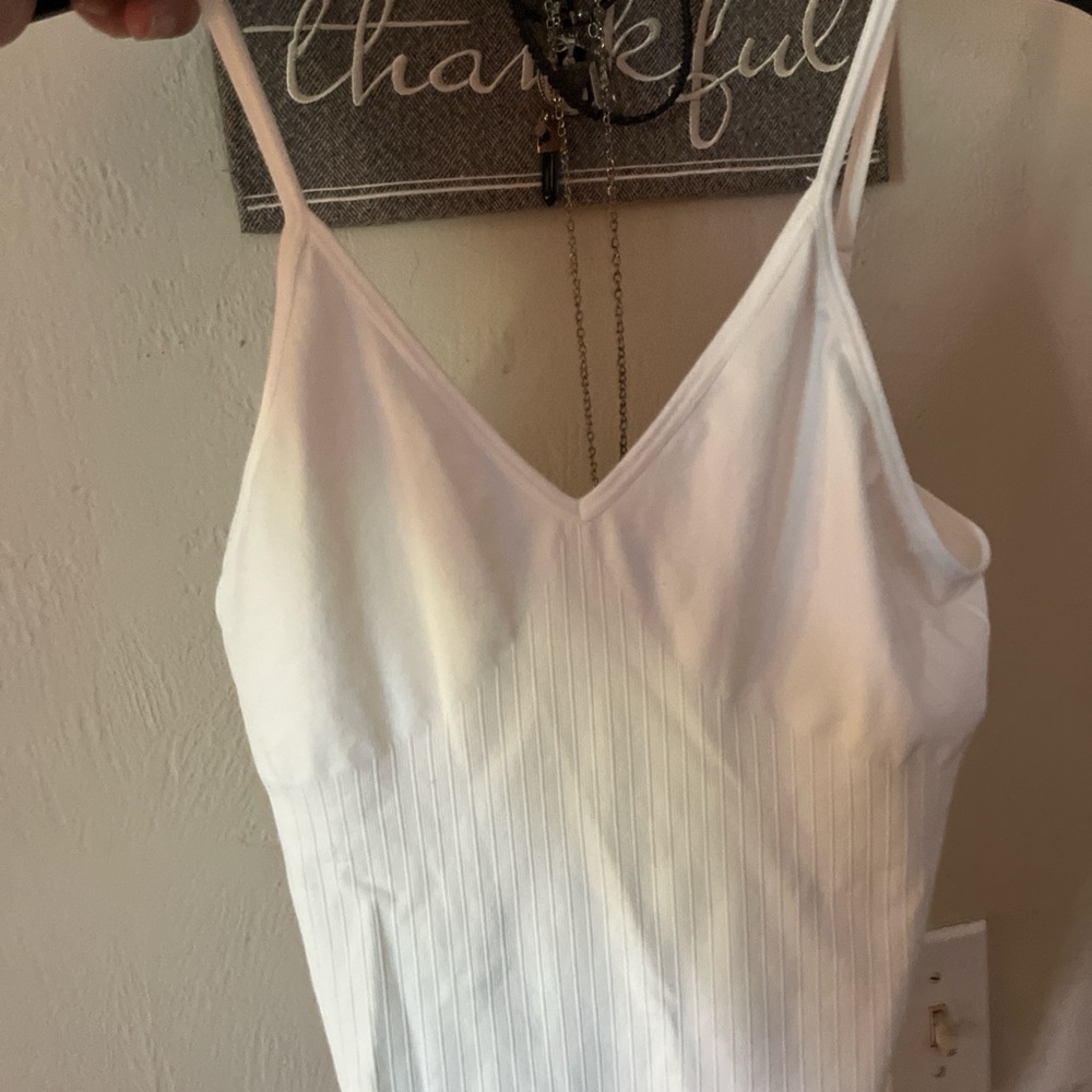 White Spaghetti Strap Top